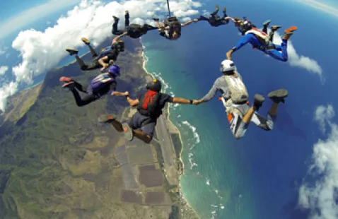 アクティビティ Skydiving skydiving_indonesiatravels
